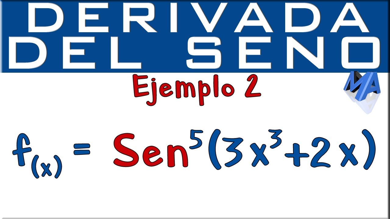 La derivada de sen^2 x